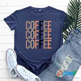 Womens Daily Weekend T shirt Tee Short Sleeve Graphic