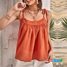 Womens Holiday Weekend Camisole Tank Top Camis Plain