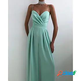 Womens Jumpsuit Solid Color Elegant Wide Leg Party Wedding