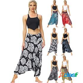 Womens Yoga Pants Bloomers Bottoms Harem Bohemian Quick Dry