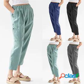 Womens Yoga Pants High Waist Pants Bottoms Pocket Quick Dry