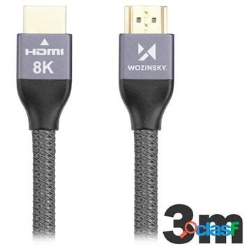Wozinsky HDMI 2.1 8K 60Hz / 4K 120Hz / 2K 144Hz Cable - 3m -