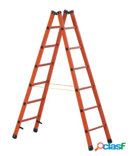 ZARGES 41261 Plastica Scala doppia a gradini Pieghevole 7.5