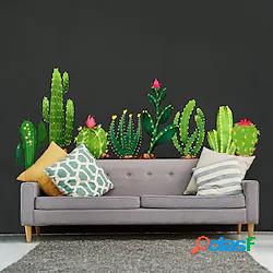 adesivi murali in vinile fai da te cactus decalcomanie per