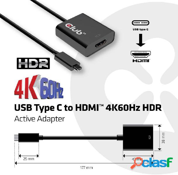 club3D CAC-2504 USB Adattatore [1x Spina C USB 3.2 Gen 2