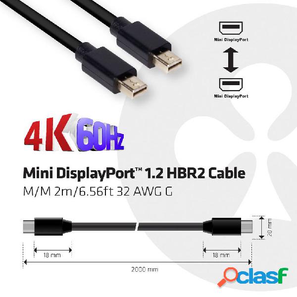 club3D Mini-DisplayPort Cavo Spina Mini DisplayPort, Spina