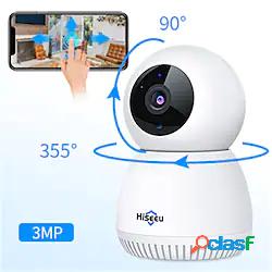 hiseeu telecamera ip baby monitor 3mp ptz wifi rilevamento