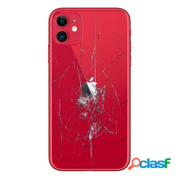 iPhone 11 Back Cover Repair - Glass Only - Red