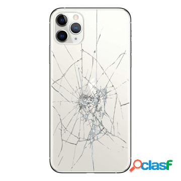 iPhone 11 Pro Max Back Cover Repair - Glass Only - Silver