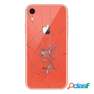 iPhone XR Back Cover Repair - Glass Only - Coral