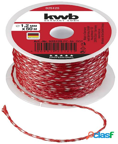 kwb 925125 Solo muratura 1,2 mm Rosso 50 m