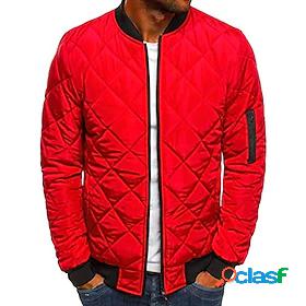 mens flight bomber jacket diamond quilted varsity jackets