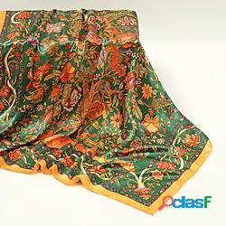 sciarpa di alta qualità vintage motivo floreale fascia da