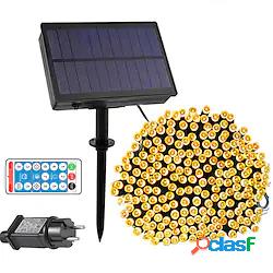 stringa di energia solare luce 50m-400leds 100m-800leds con