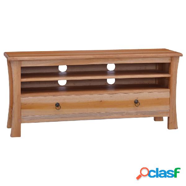 vidaXL Mobile Porta TV 100x30x45 cm Legno Massello di Mogano