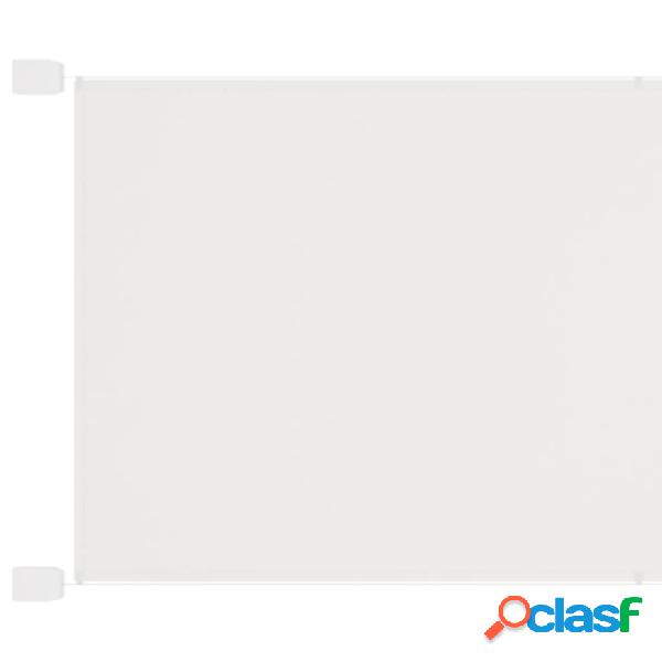 vidaXL Paravento Verticale Bianco 60x360 cm Tessuto Oxford