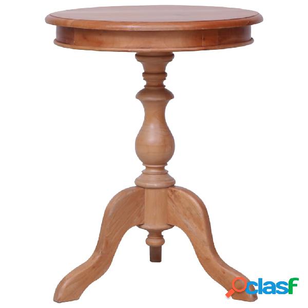 vidaXL Tavolino di Servizio Naturale 50x50x65cm in Massello
