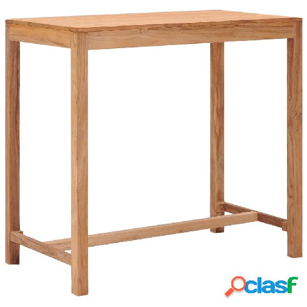 vidaXL Tavolo da Bar per Esterni 110x60x105 cm Massello di