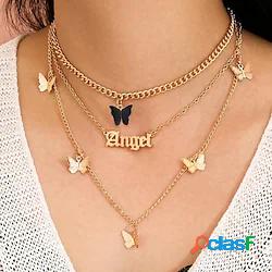 1 pc Collana a strati For Per donna Sport Formale