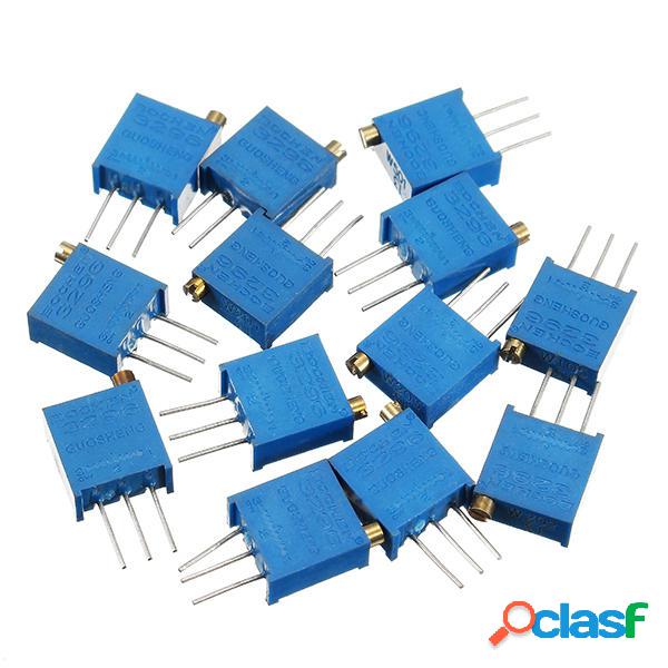 100R-1M 13 pezzi 13 valori 3296 Pacchetto potenziometro