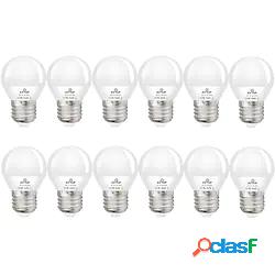 12 pz 6 pz 6 w led globo lampadine 550 lm e27 g45 20 led
