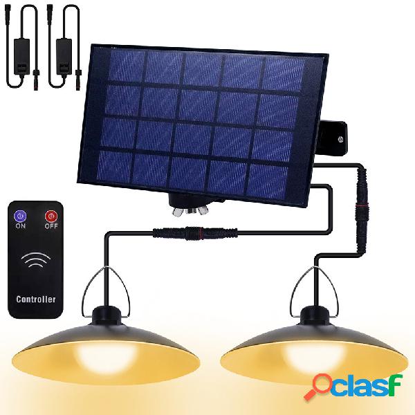 1/2/3/4 Testa LED solare Lampada a Sospensione IP65