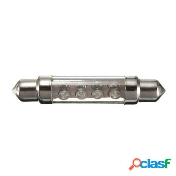2/4 / 10pz 42mm 8 LED Interni auto Piatto Numero luce Dome
