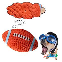 2pcs morbido lattice pet cane giocattolo palla giocattoli di