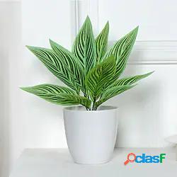3 pezzi 28 cm rami di magnolie artificiali finti alberi di