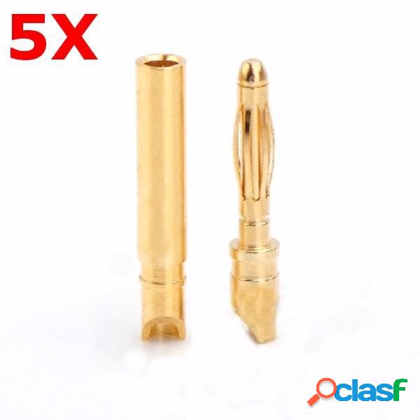 5 coppie Amass 2,0 mm Banana Plug AM-1002C maschio e femmina