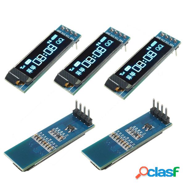 5 pezzi Geekcreit 0,91 Pollici 128x32 IIC I2C blu OLED LCD