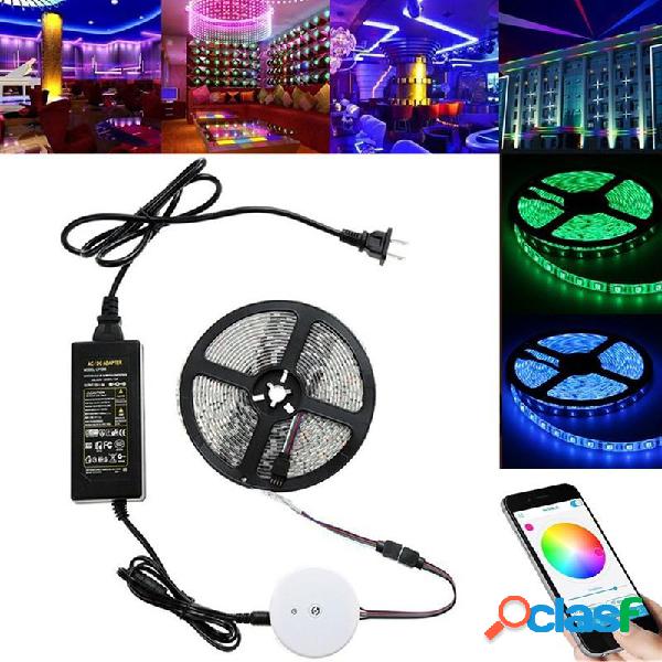 5M 60W SMD5050 Controllo APP bluetooth impermeabile RGB LED