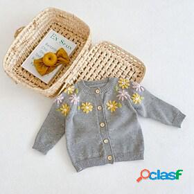 Baby Girls Active Basic Sweater Cardigan Cotton Formal