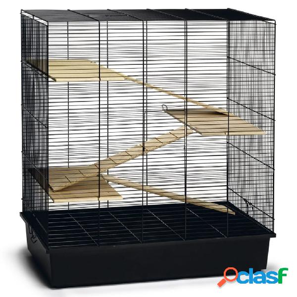 Beeztees Gabbia per Roditori Scooby Nero 70x40x78 cm in