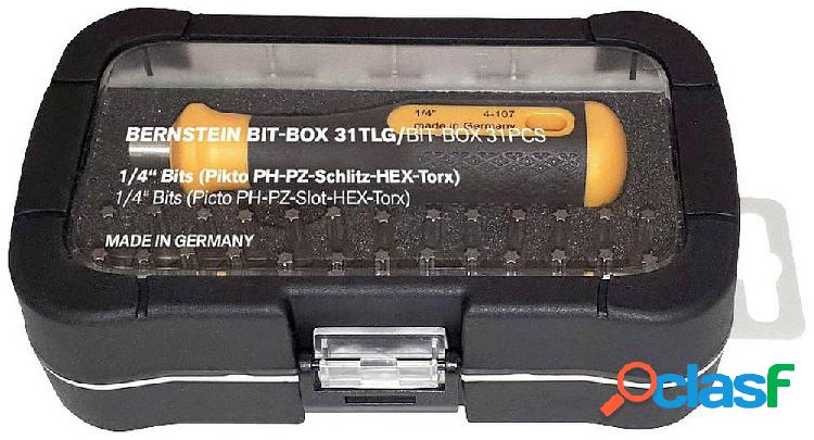 Bernstein Tools 6-355 Kit inserti 31 parti 1/4 (6.3 mm)