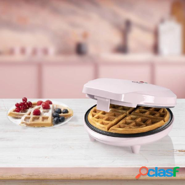 Bestron Piastra per Waffle ABWR730P 700 W Rosa