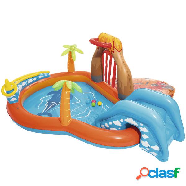 Bestway Centro Gioco Scivolo d'Acqua Laguna di Lava 53069