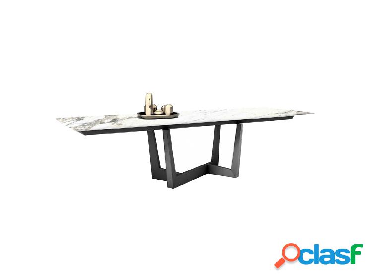Bonaldo Art Tavolo Allungabile L. 180/260 cm - Antracite /