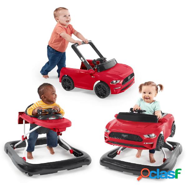 Bright Starts Girello per Bambini 3-in-1 Ford Mustang Rosso