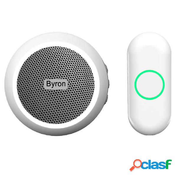 Byron Set Campanello Plug-in Senza Fili Bianco