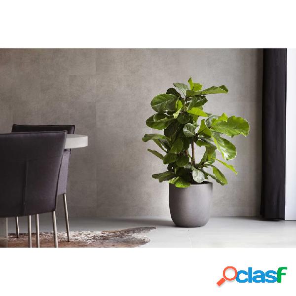 Capi Vaso Urban Smooth Rotondo 43x41 cm Grigio Scuro