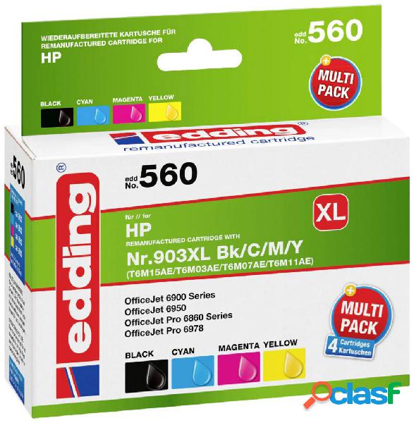 Cartucce combo pack Edding Compatibile sostituisce HP 903XL