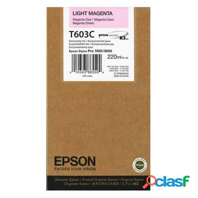 Cartuccia Epson C13T603C00 originale MAGENTA CHIARO