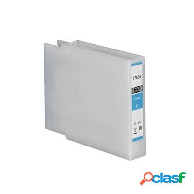 Cartuccia compatibile Epson T7552 CIANO