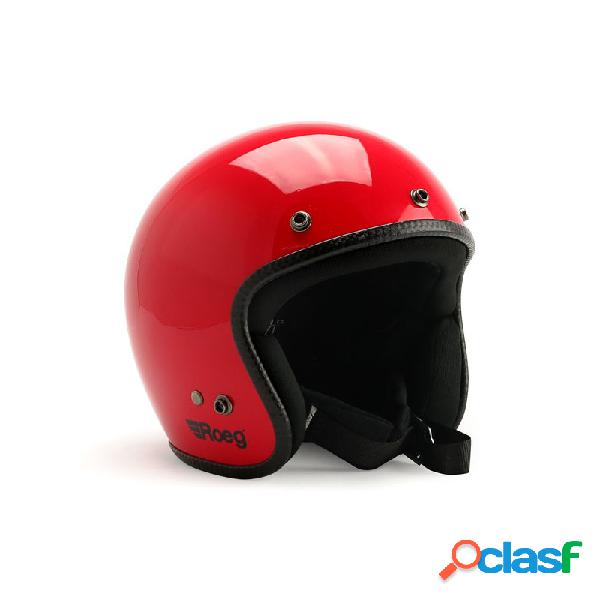 Casco moto aperto ROEG Jett rosso