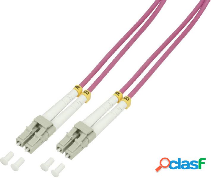Cavo LogiLink FP4LC00 Fibra ottica 50/125 µ Multimode OM4