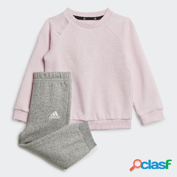 Completo felpa e pantaloni adidas Essentials Logo (Neutral)
