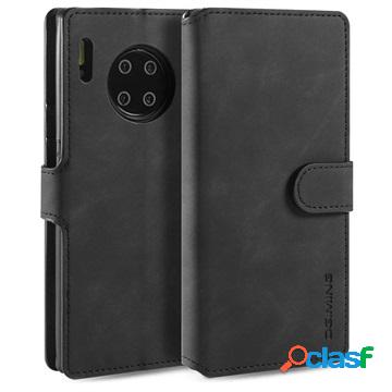 DG.Ming Retro Huawei Mate 30 Pro Wallet Case - Black