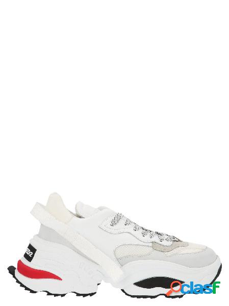 DSQUARED2 SNEAKERS UOMO SNM0088015021131062 PELLE BIANCO