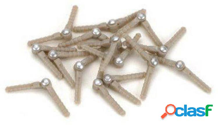 DU-BRO Micro E/Z Hinge Cerniera rotondo Plastica, Metallo 15